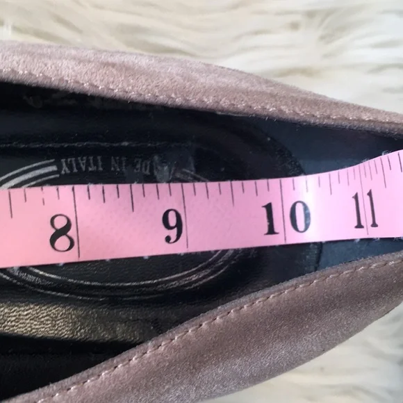 Tod’s Taupe Suede “Wedge Décolleté” Heel